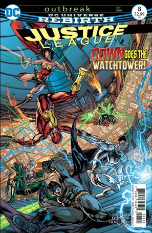 Justice League (2016) issue 8 Fernando Pasarin Cover