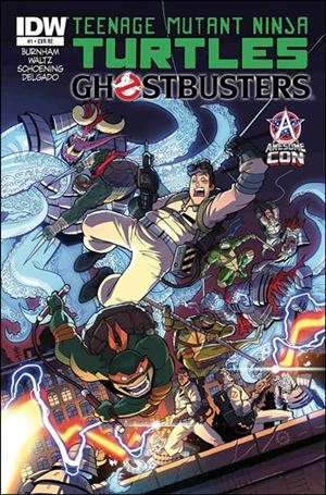 Teenage Mutant Ninja Turtles/Ghostbusters issue 1-G Jerry Gaylord Awesome Con Cover 1/1000