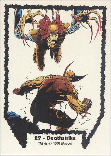 Wolverine: From Then 'Til Now (Base Set) card 29 Deathstrike