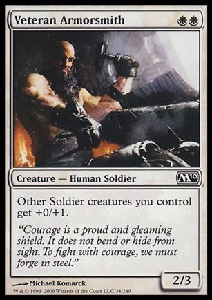 Magic the Gathering: 2010 Core Set (Base Set) card 38 Veteran Armorsmith