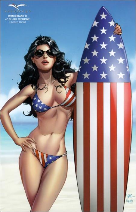 Grimm Fairy Tales Presents Wonderland issue 49-D Michael Dooney 4th of July Cover 1/200