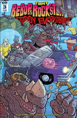Teenage Mutant Ninja Turtles Bebop & Rocksteady Destroy Everything issue 3 Nick Pitarra Cover