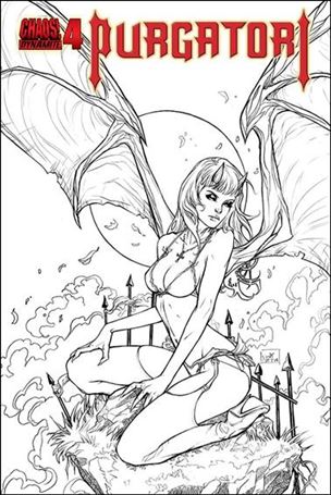 Purgatori (2014) issue 4-D Nei Ruffino 1:10 Black & White Cover