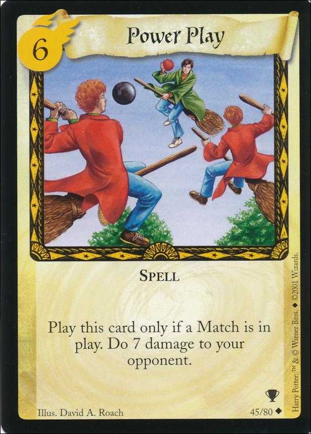 Harry Potter: Quidditch Cup (Base Set) card 45 Power Play