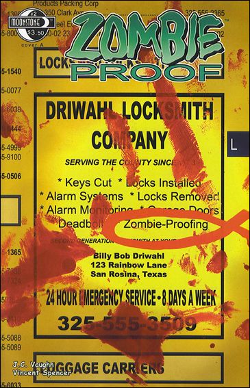 Zombie Proof issue 2 Vincent Spencer Cover