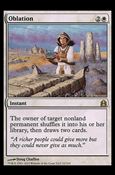 Magic the Gathering: Commander (Base Set) card 22 Oblation
