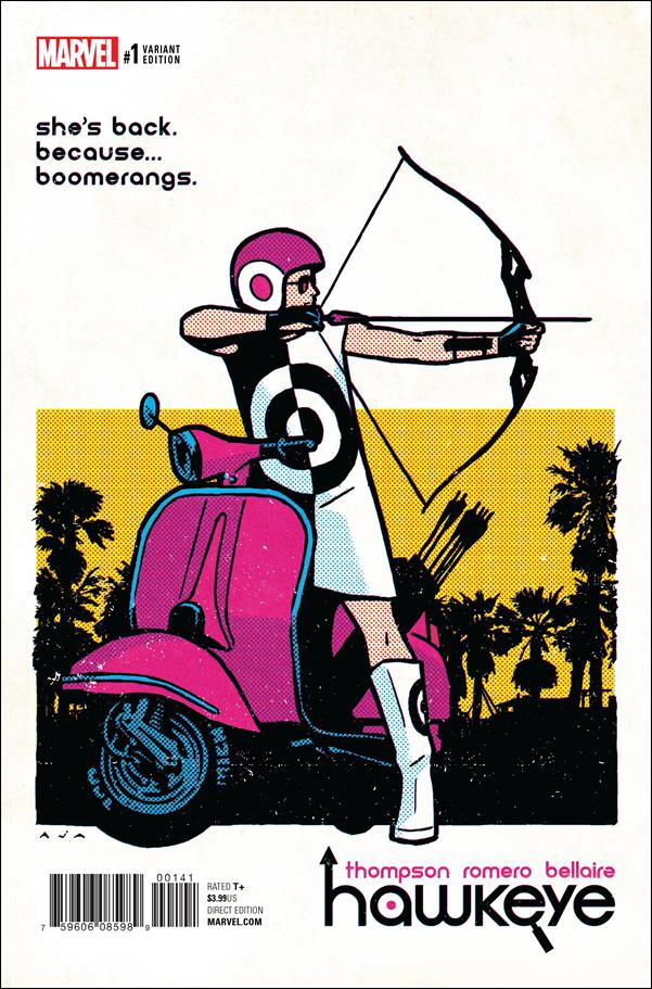 Hawkeye (2017) issue 1-E David Aja 1:25 Cover