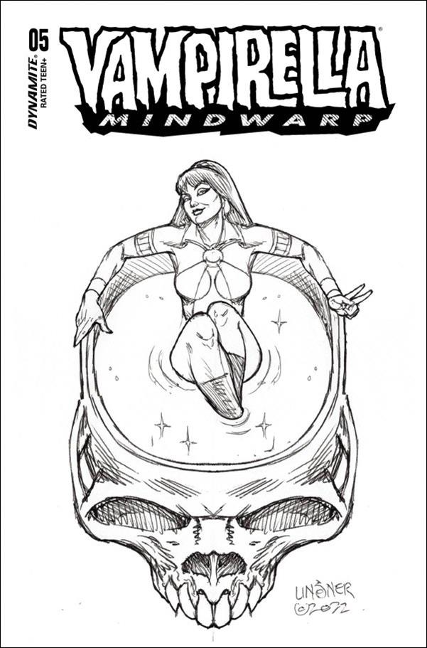 Vampirella: Mindwarp issue 5-G Joseph Michael Linsner 1:15 Line Art Cover