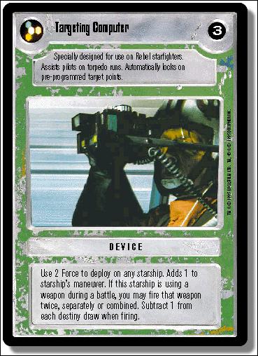 Star Wars: Premiere Limited (Base Set) card 201 Targeting Computer