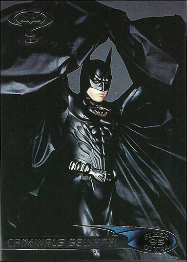 Batman Forever Fleer Ultra (Base Set) card 6 Criminals Beware!