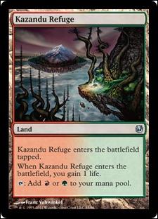 Magic the Gathering: Duel Decks: Ajani vs. Nicol Bolas card 35 Kazandu Refuge