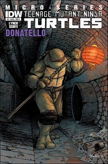 Teenage Mutant Ninja Turtles MicroSeries issue 3 David Peterson Cover