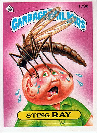 Garbage Pail Kids: Series 05 (Base Set) card 179b Sting Ray