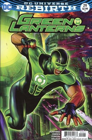 Green Lanterns issue 29-B Brandon Peterson Cover