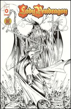 Lady Pendragon (1999) issue 0-C Dynamic Forces Sketch Cover