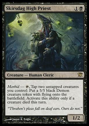 Magic the Gathering: Innistrad (Base Set) card 117 Skirsdag High Priest