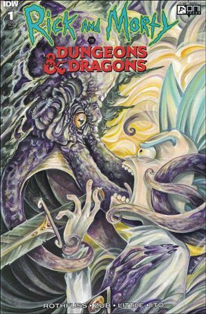 Rick and Morty vs Dungeons & Dragons issue 1-C Sara Richard 1:10 Cover