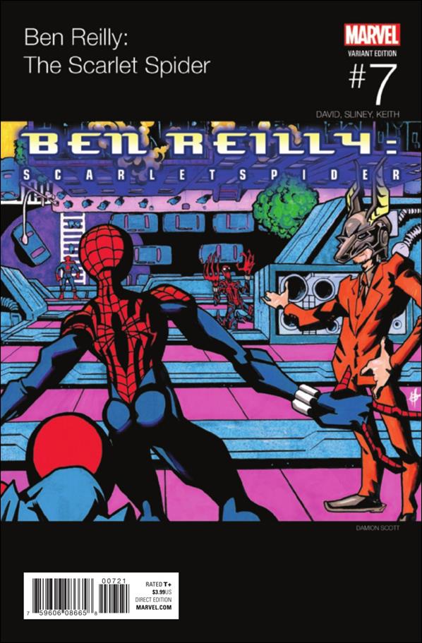 Ben Reilly: Scarlet Spider issue 7-B Damion Scott Hip Hop Cover