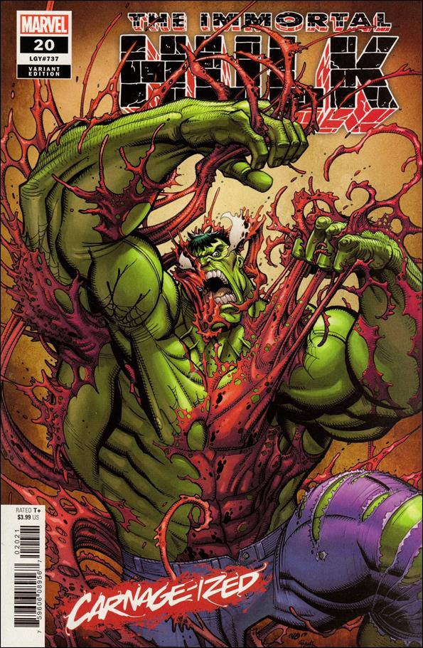 Immortal Hulk issue 20-C Nick Bradshaw "Carnage-ized" Cover