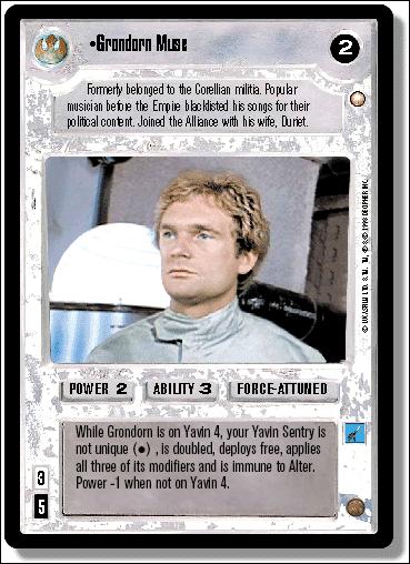 Star Wars: Special Edition Limited (Base Set) card 201 Grondorn Muse