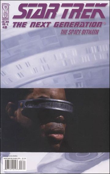 Star Trek: The Next Generation: The Space Between issue 3 Jeremy Geddes Cover
