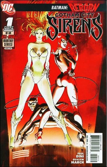 Gotham City Sirens issue 1-C Guillem March "Red" Cover (2nd Printing)