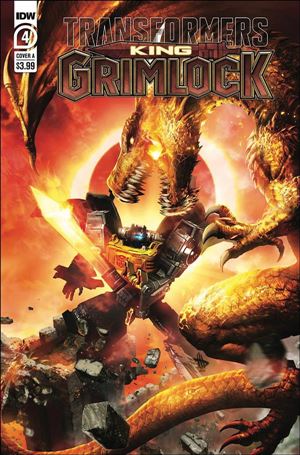 Transformers: King Grimlock issue 4 Dave Wilkins Cover