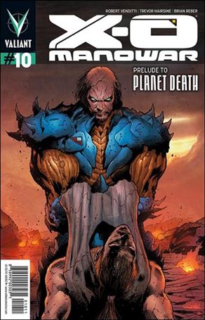 X-O Manowar (2012)  issue 10 Trevor Hairsine Cover