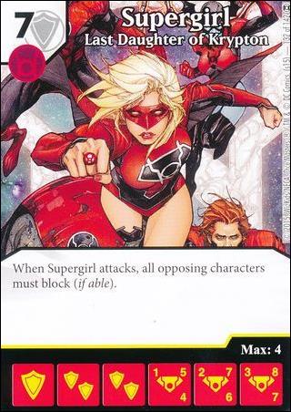 DC Comics Dice Masters War of Light card 132 Supergirl: Last Daughter of Krypton