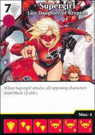 DC Comics Dice Masters War of Light card 132 Supergirl: Last Daughter of Krypton