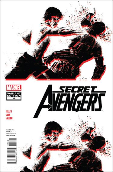 Secret Avengers (2010) issue 18-B David Aja 1:15 Cover