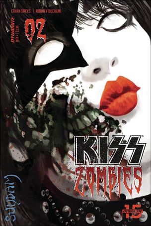 Kiss Zombies issue 2 Arthur Suydam Cover