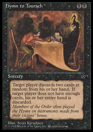 Magic the Gathering: Fallen Empires (Base Set) card 38-D Hymn to Tourach