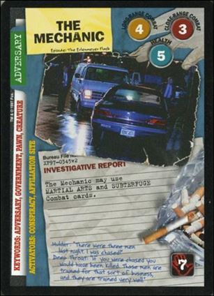X-Files: The Truth Is Out There (Base Set) card XF97-0345v2 The Mechanic