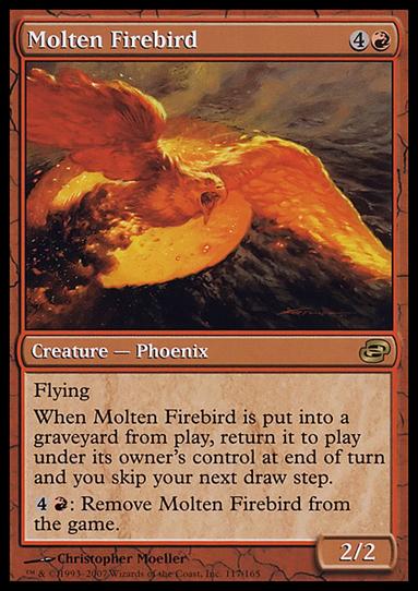 Magic the Gathering: Planar Chaos (Base Set) card 117 Molten Firebird