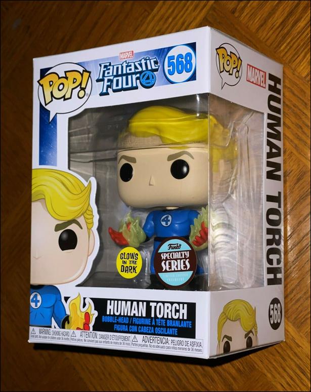 POP! Marvel figure 568-B Human Torch