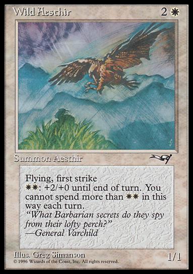 Magic the Gathering: Alliances (Base Set) card 21 Wild Aesthir