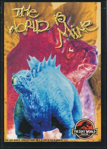 Lost World: Jurassic Park (Stickers Subset) card 1 Stegosaurus