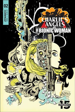 Charlie's Angels vs The Bionic Woman issue 2-B Jim Mahfood Cover