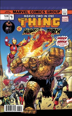 Marvel 2-In-One issue 1-B Jon Malin Lenticular Homage Cover