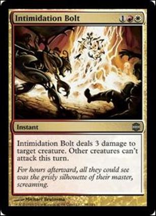 Magic The Gathering: Alara Reborn (Base Set) card 99 Intimidation Bolt
