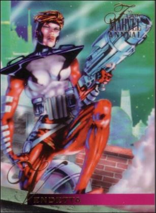Marvel Annual Flair '95 (Base Set) card 100 Vendetta