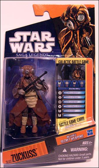 Star Wars: Saga Legends 3 3/4" Action Figures (2010) figure SL03 Zuckuss