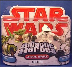 Star Wars: Galactic Heroes figure 82 Yoda and ARF Trooper