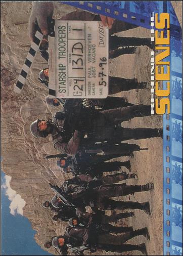 Starship Troopers: Series 1 (Base Set) card 55 Behind the Scenes: Take 1