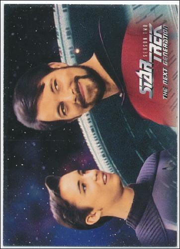 Star Trek: The Next Generation - The Episode Collection Season Two (Base Set) card 111 Mission Chronology - Card C