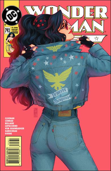 Wonder Woman (1942) issue 793-D Jen Bartel '90s Month Cardstock Cover