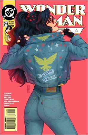 Wonder Woman (1942) issue 793-D Jen Bartel '90s Month Cardstock Cover
