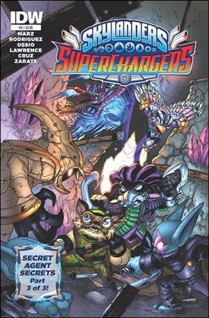 Skylanders Superchargers issue 3 Fico Ossio Cover