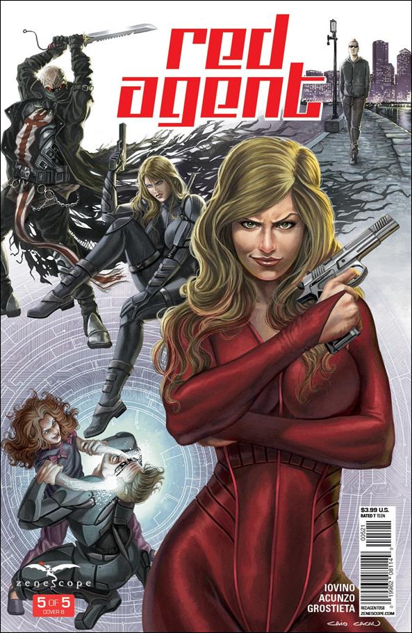 Red Agent issue 5-B Caio Cacau Cover